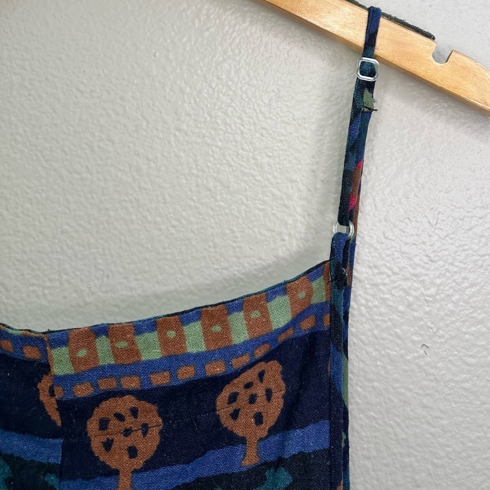 Sacred Threads Multicolor Patterned Cotton Jumpsuit with Pockets Bohemian - Picture 6 of 8